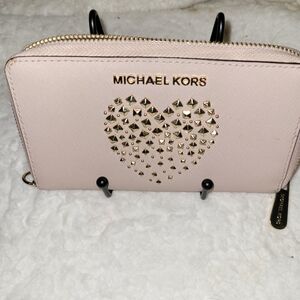 Michael Kors Pink Heart Studded Women's Bag